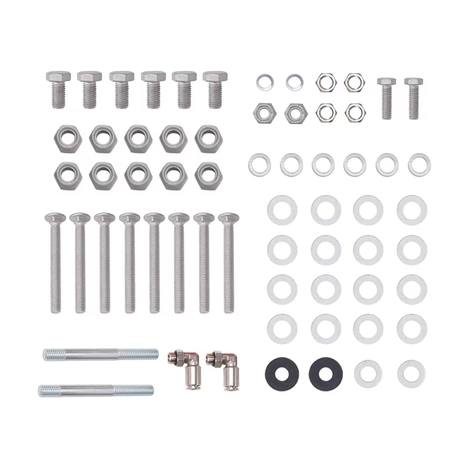 Compatibile con Ford per E-450 per Econoline 1996 1997 1998 1999 2000 2001 2002 2003 2004 2005 Kit Sospensioni Pneumatiche Posteriori Condotte Aria Borsa a Molla Sospensione