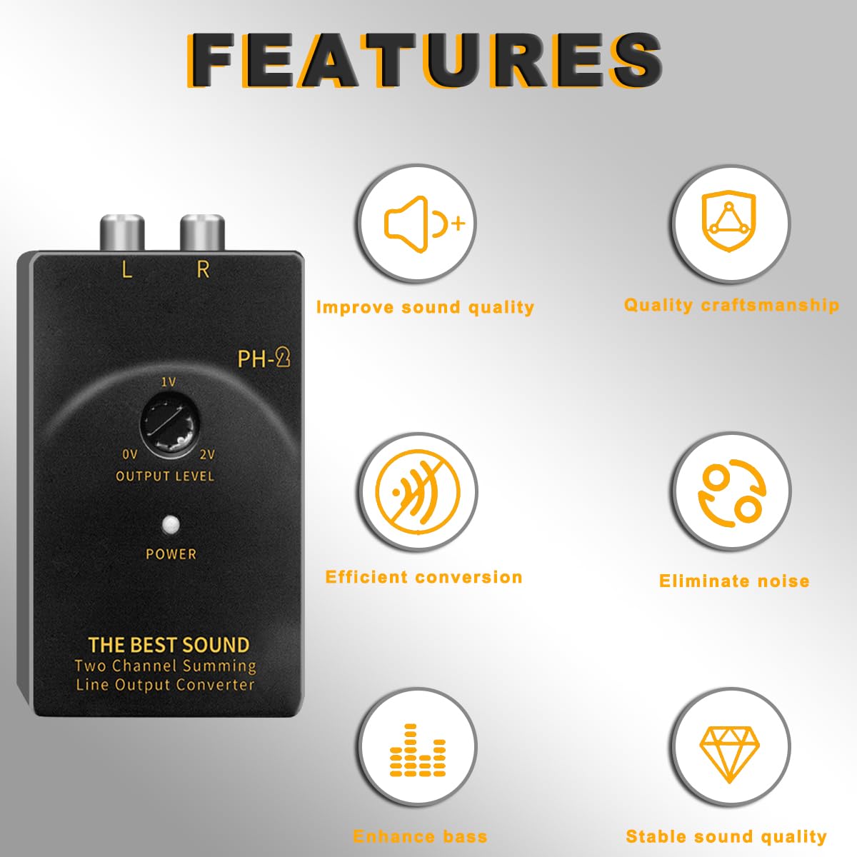 Remote Wire Audio Rca To Speaker Wire MKBKLLJY 2-Channel - High To Low Level Audio ...