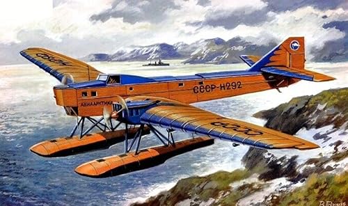 Modelo de plástico Avión KIT Transporte Aeronave TUPOLEV G-1 172 72-012