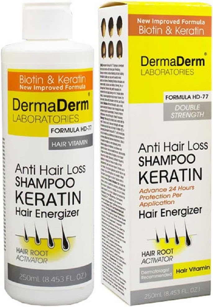 DermaDerm Anti-Hair Fall Keratin Shampoo