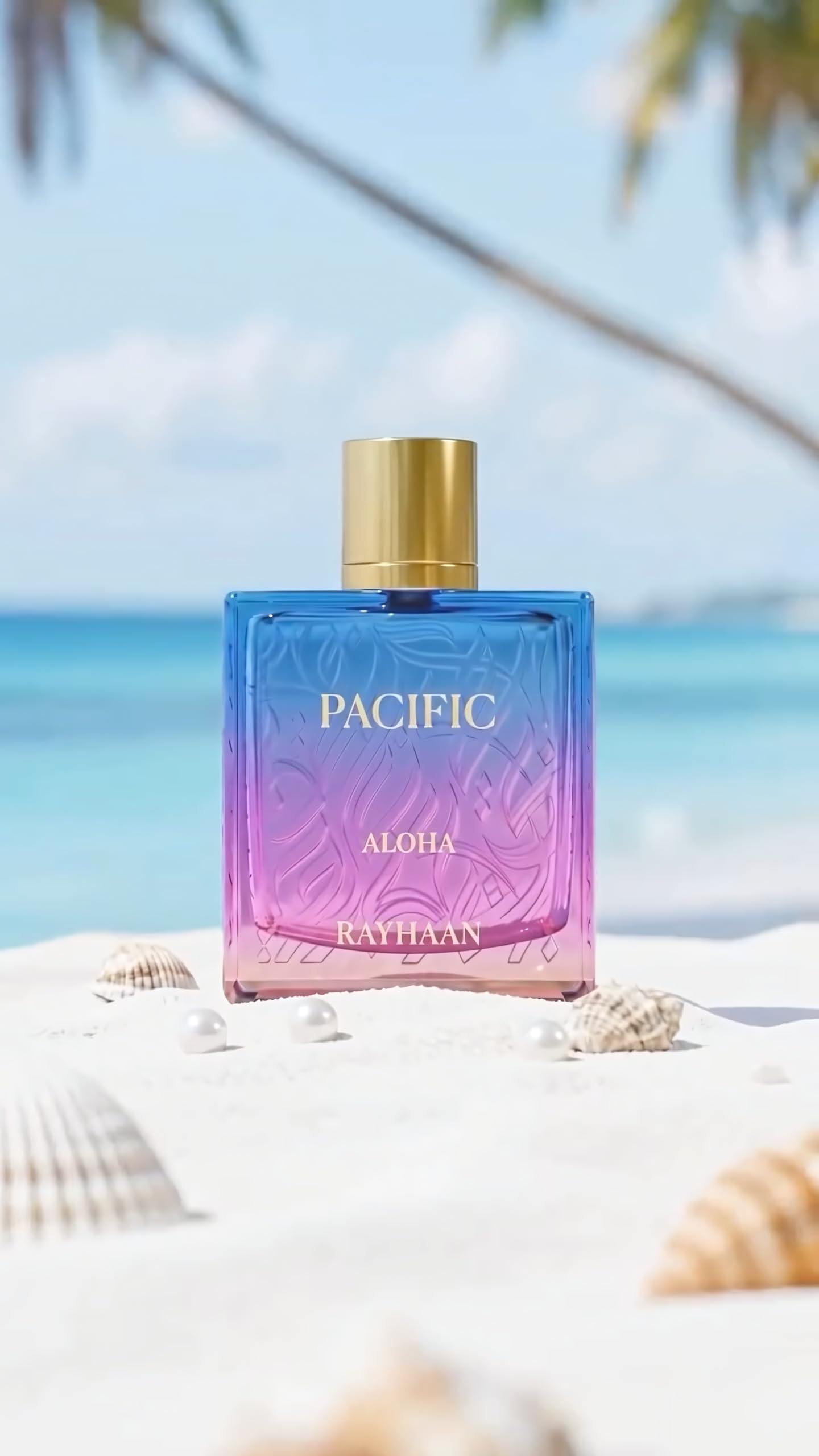 Rayhaan Pacific Aloha EDP 100 ml Unisex – Profumo arabo tropicale, fruttato e fresco di lunga durata