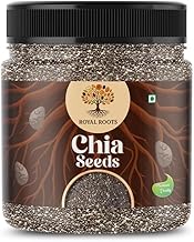 ROYAL ROOTS Organic Chia Seeds 1kg – Raw & Unprocessed | Raw Chia seed | seed for eating | Plant-Based Protein | Daily Nutrition Superfood