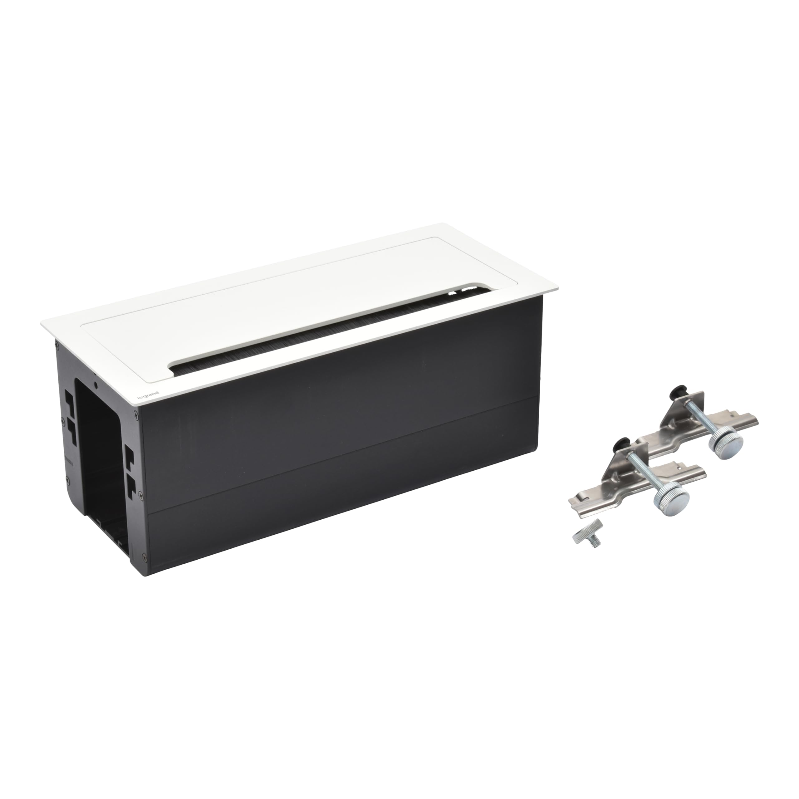 Legrand, Incara Top Access - Organizador de Cables, instalación para regletas de alimentación, 8 módulos, gestión de Cables, Plegable, Longitud: 295 mm, Ancho: 130 mm, Altura: 2,2 mm, Profundidad de