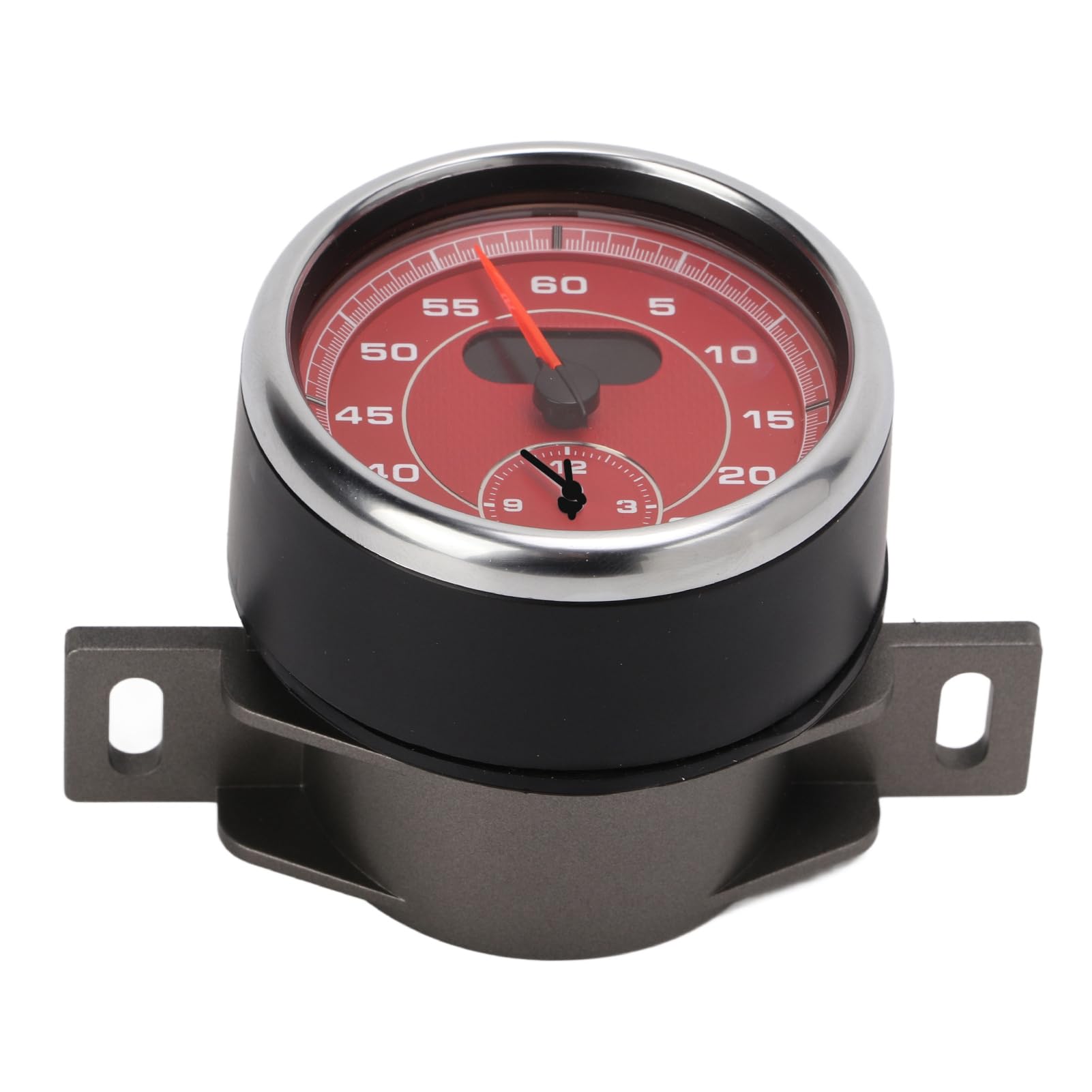 SIXRUN Orologio da Cruscotto in ABS, Cronometro con Timer Sul Centrale con Cablaggio, Visualizzazione del Tempo di Precisione, Installazione Semplice, Sostituzione per Driver 718 911 e Utilizzo