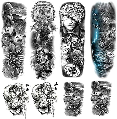 Amazon Com Leoars War Style Sleeve Tattoos 4 Sheet Large Full Arm Sleeve Tattoos And 4 Sheet Fake Military Half Arm Tattoos For Men Women Makeup Beauty Personal Care Amazon Com Leoars War Style Sleeve Tattoos 4 Sheet Large Full Arm Sleeve Tattoos And 4 Sheet Fake Military Half Arm Tattoos For Men Women Makeup Beauty Personal Care
