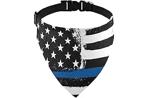 Thin Blue Line Bandana for Dogs: A Patriotic Tribute to Our Heroes