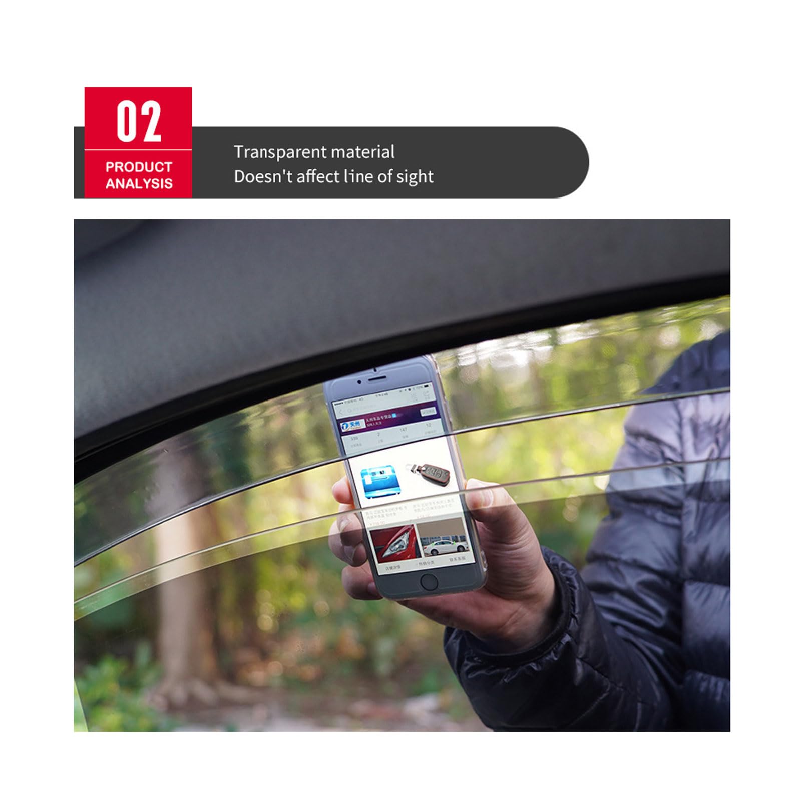 Windabweiser Für BAIC X7 MK1 2020-2025 - Integrierter Regenschutz Seitenfenster