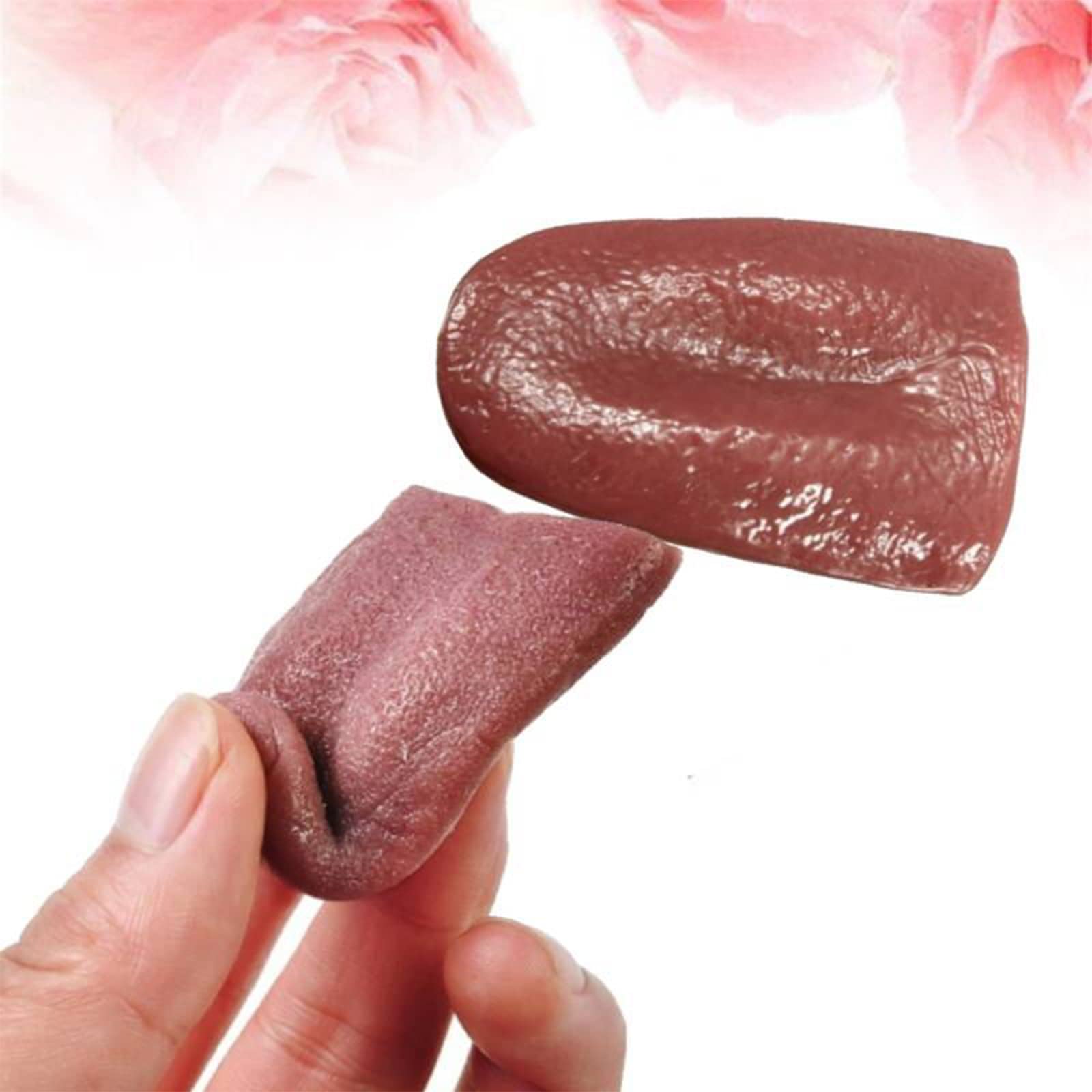 NUOBESTY Fake Zungen Set - Realistische Scherzartikel Für Halloween