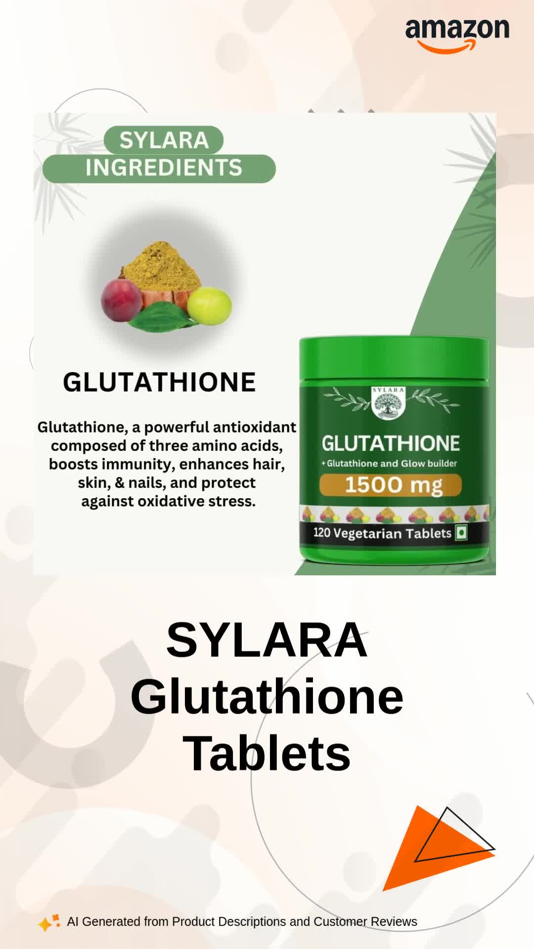 sylara glutathione tablets Watch SYLARA Glutathione Tablets on Amazon Live