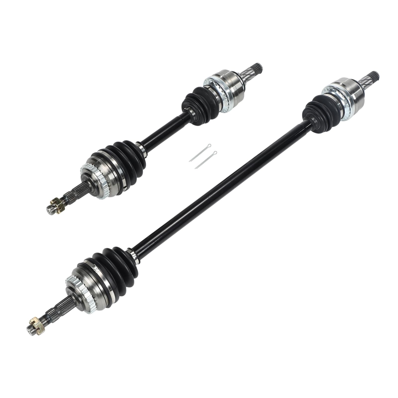 2x Antriebswelle mit ABS-Zahnring links & rechts Gelenkwelle Vorderachse Kompatibel mit Opel Corsa C X01 Kasten/Schrägheck 24427064 26076879