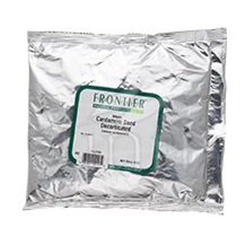 Frontier Co-op Semilla de cardamomo, decorticada (sin vainas) entera, Kosher Bolsa a granel de 1 libra Elettaria cardamomum (L.) Maton