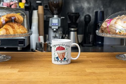 Miniatura 2 de Trump - Taza de café divertida de Navidad, linda idea de regalo de amor, inspiración, motivación de corazón, 11 onzas, taza de té de cerámica blanca