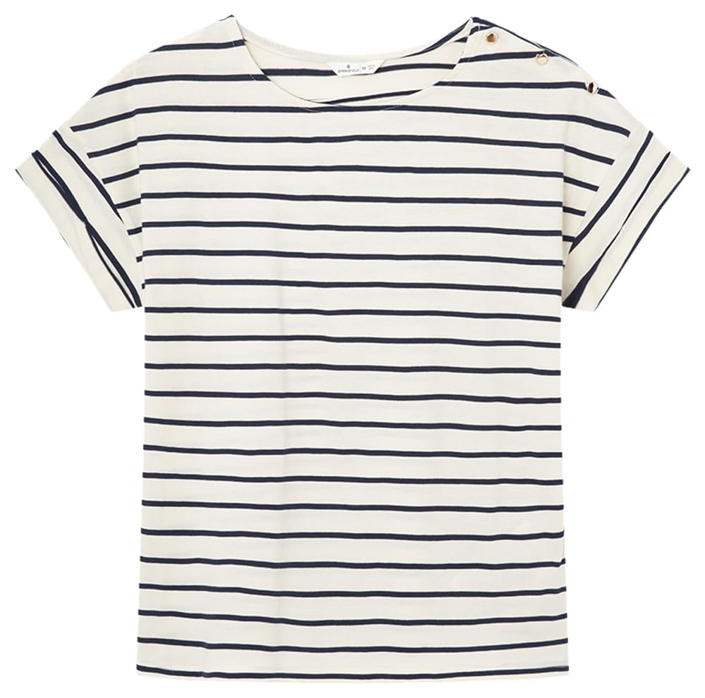 SPRINGFIELD Women's T-Shirt, Standard White, M