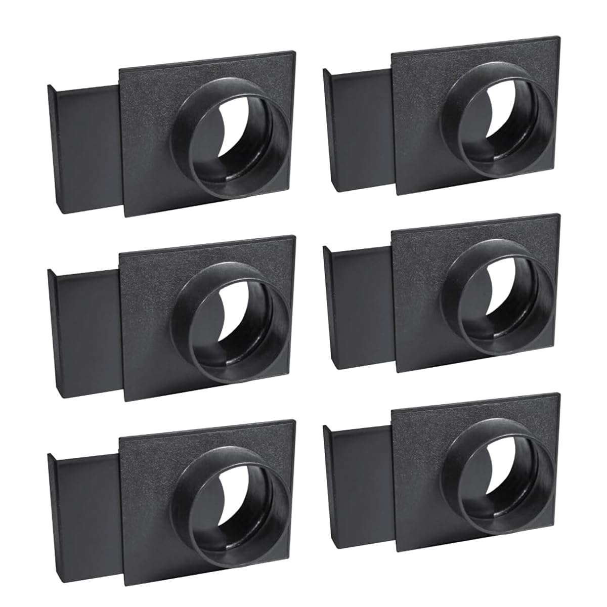 POWERTEC 70108-P6V 4 Inch Blast Gate for Dust Collector, Dust Collection Fittings – 6PK