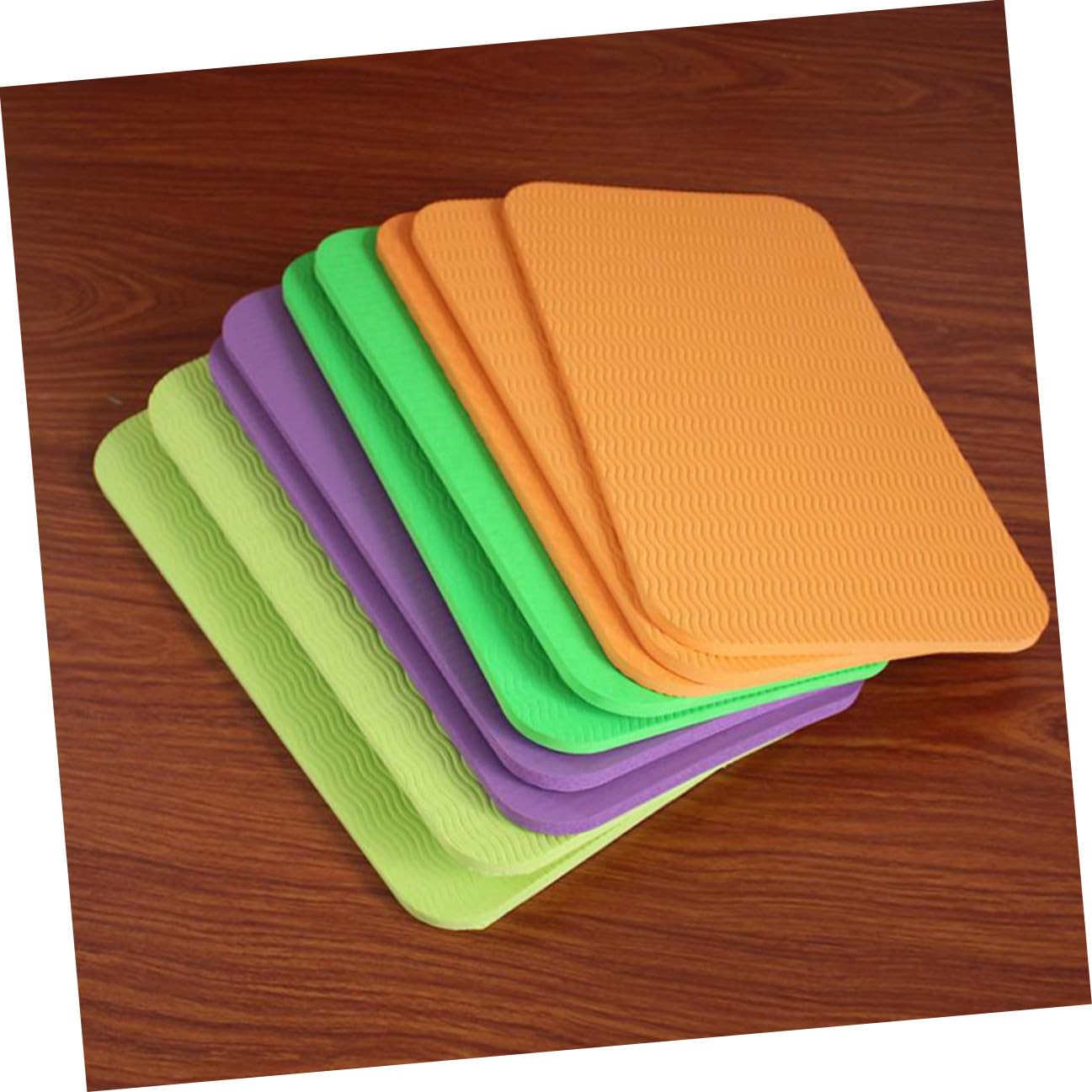 Cojín de Asiento y Rodilleras de Yoga Tpe Almohadilla Gruesa para Arrodillarse Acolchado Antideslizante para Pilates Gimnasia y Actividades al Aire Color