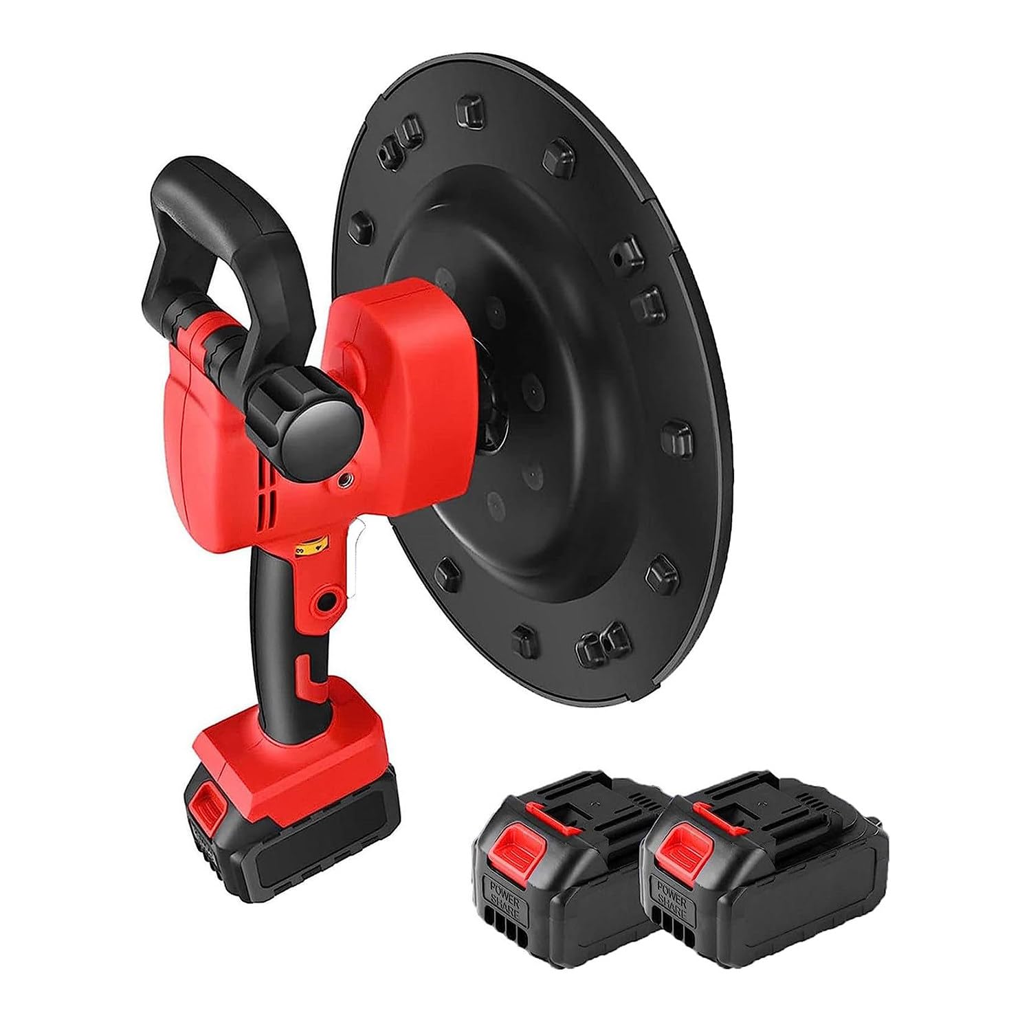 Lijadora de pared, pulidora y alisadora de paredes, 80-210 RPM, lijadora de paneles de yeso de mano, lijadora de paneles de yeso eléctrica, pulidora y alisadora de superficies de pared para techos y