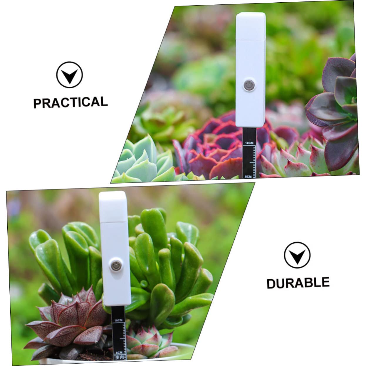 BESPORTBLE 3 Pièces Détection De L'humidité du Sol Usine Mètre Médite De Jardin Capteur pour Numérique Compteur De Sol Détecteur D'humidité Testeur De Sol De Jardinage Le Fer Blanche