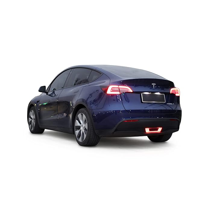 Buy Tesla Model Y Rear Bumper Signal Fog lights Sequential Turn Signals