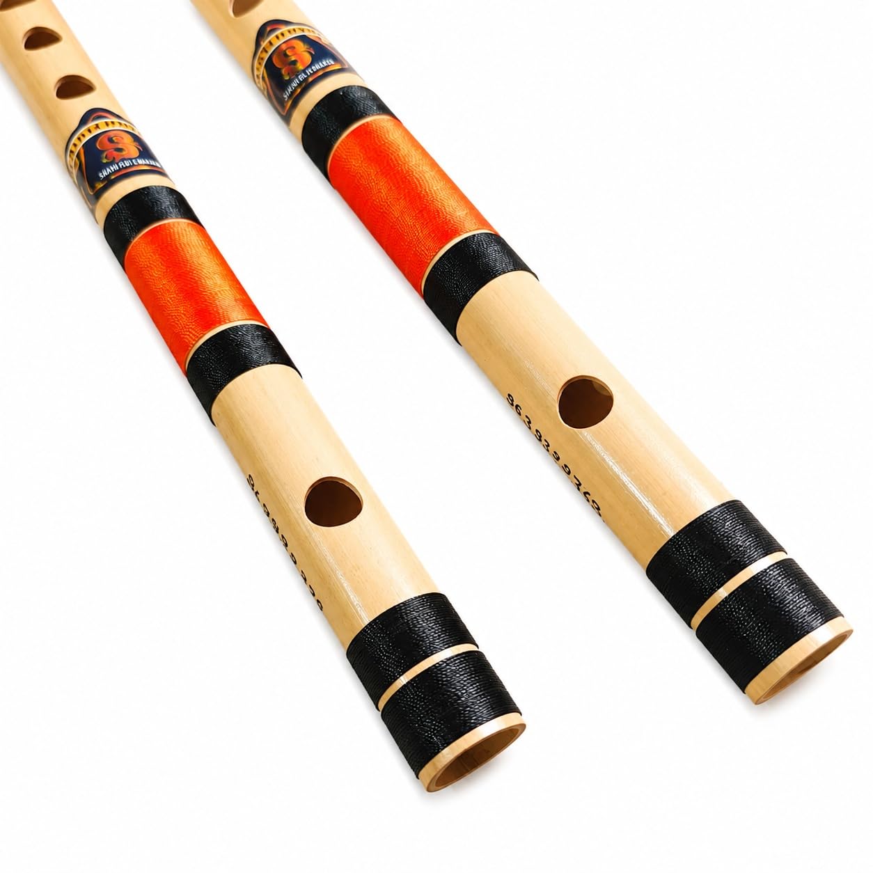 SHAHJI FLUTE MAKER | D And D Sharp Middle Bamboo Flute Combo Pack-picture-12