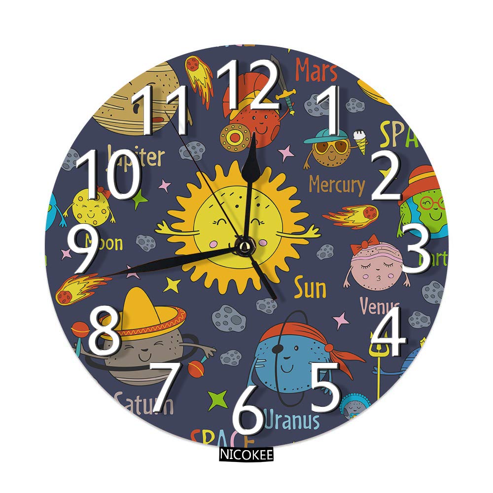 Solar System Wall Clock