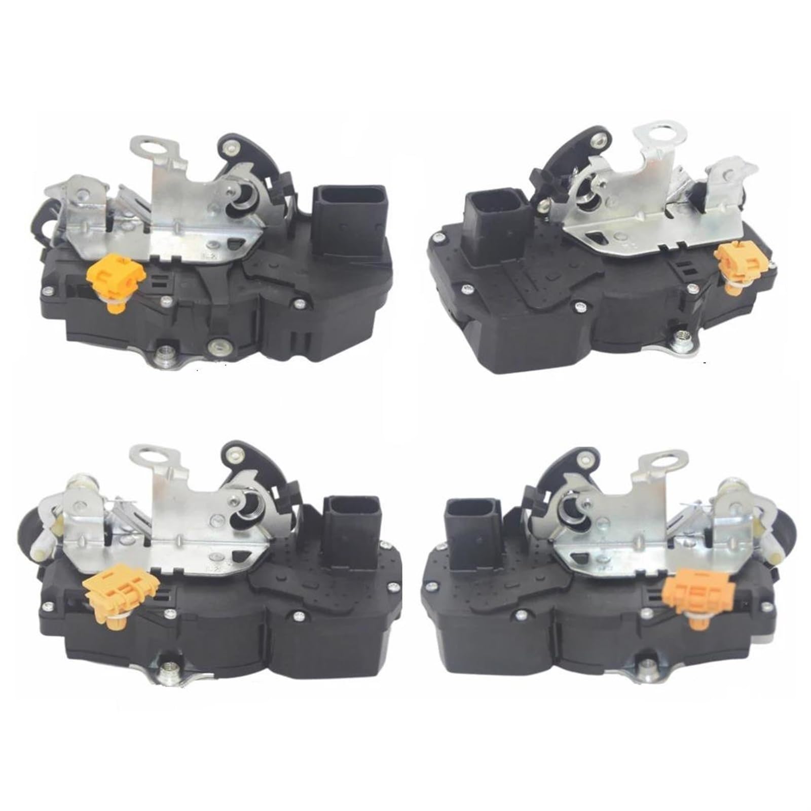 Getpzpzhmq 4 Sides Car Door Lock Actuator For Cadillac For Escalade 4Sides Front Rear Left Right Side Door Lock Actuator Accessories(4 Sides)