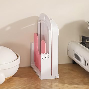 Upgrade Multifunctional Bread Slicer, Adjustable Safe Foldable Bread Slicer Guide, Compact Manual Handhold Cutter for Homemade Toast Baking Kitchen Slicing Sandwich Bagels Roast Cakes