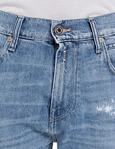 Replay Herren Jeans Sandot Tapered-Fit, Light Blue 010 (Blau), 31W / 34L – Ansicht 5