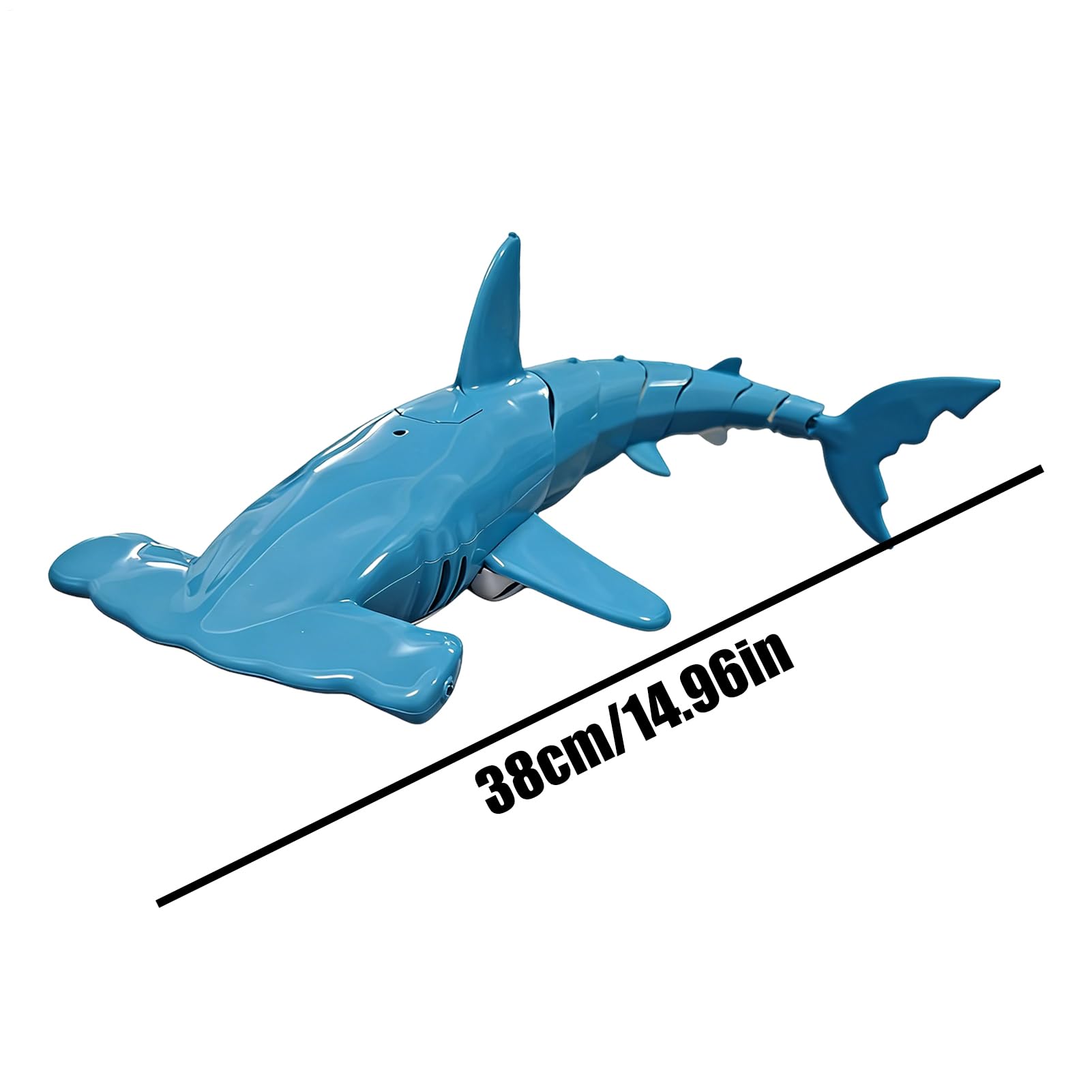 Tiburón Teledirigido para Piscina RC 2.4GHz Recargable Impermeable con