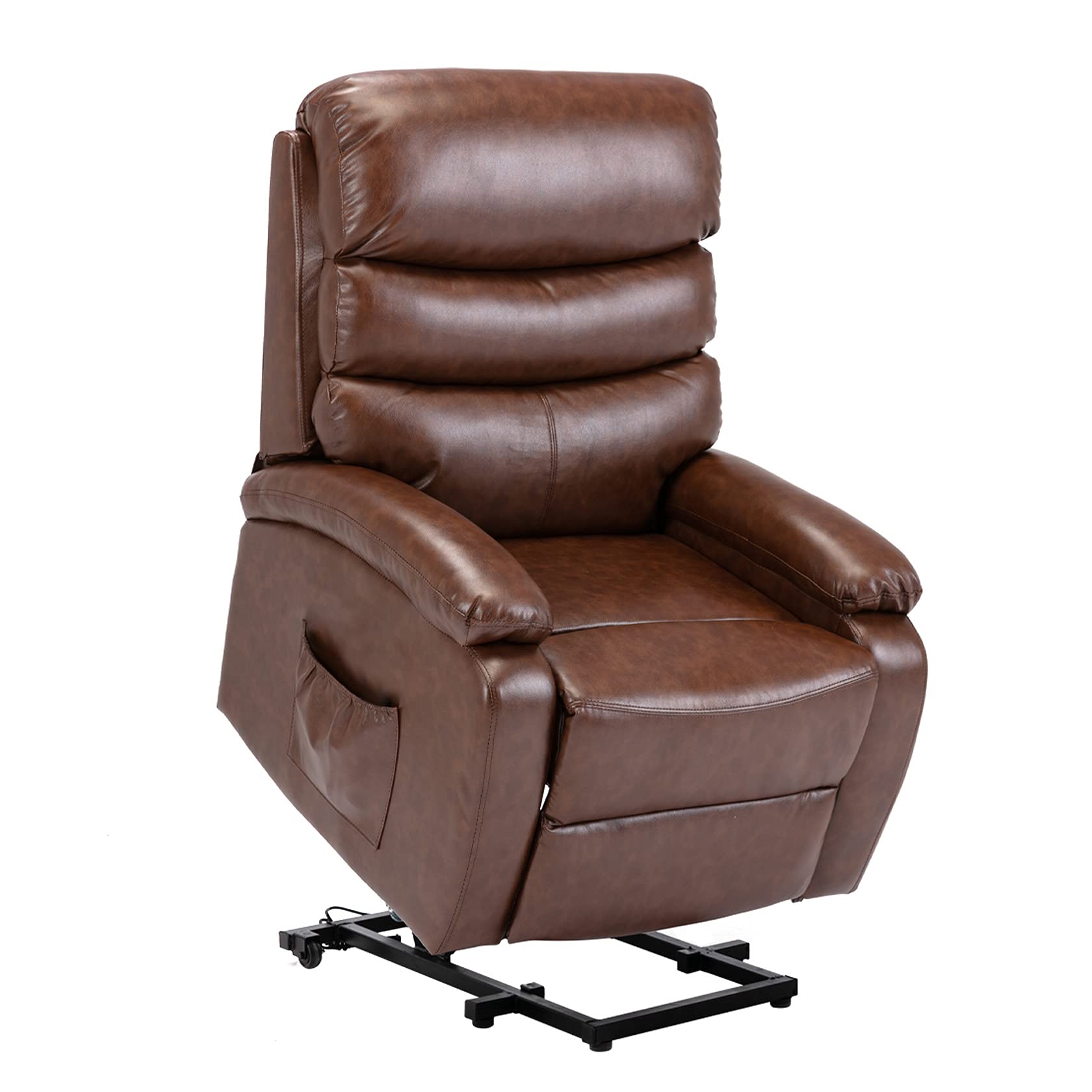 SuoANI Electric Massage Recliners Power Lift Recliner Chair for Elderly Single Living Room Sofa Chair with USB Port Home Theater Seating with Heat and Vibration