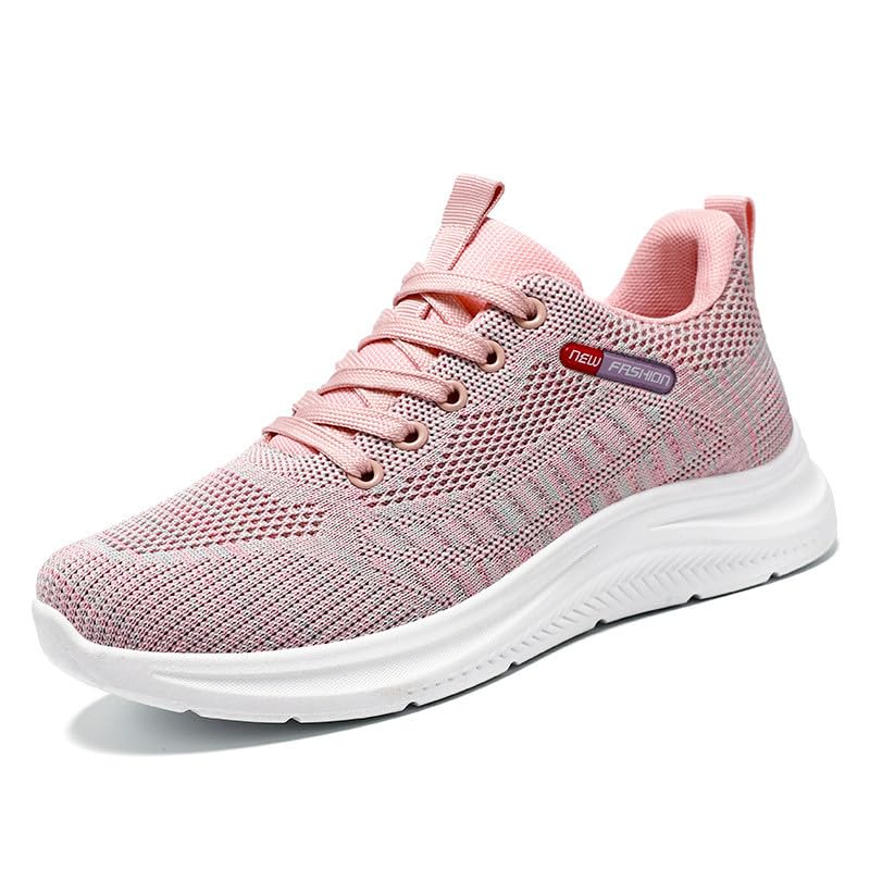 Baskets en tricot respirantes à plateforme pour marche quotidienne