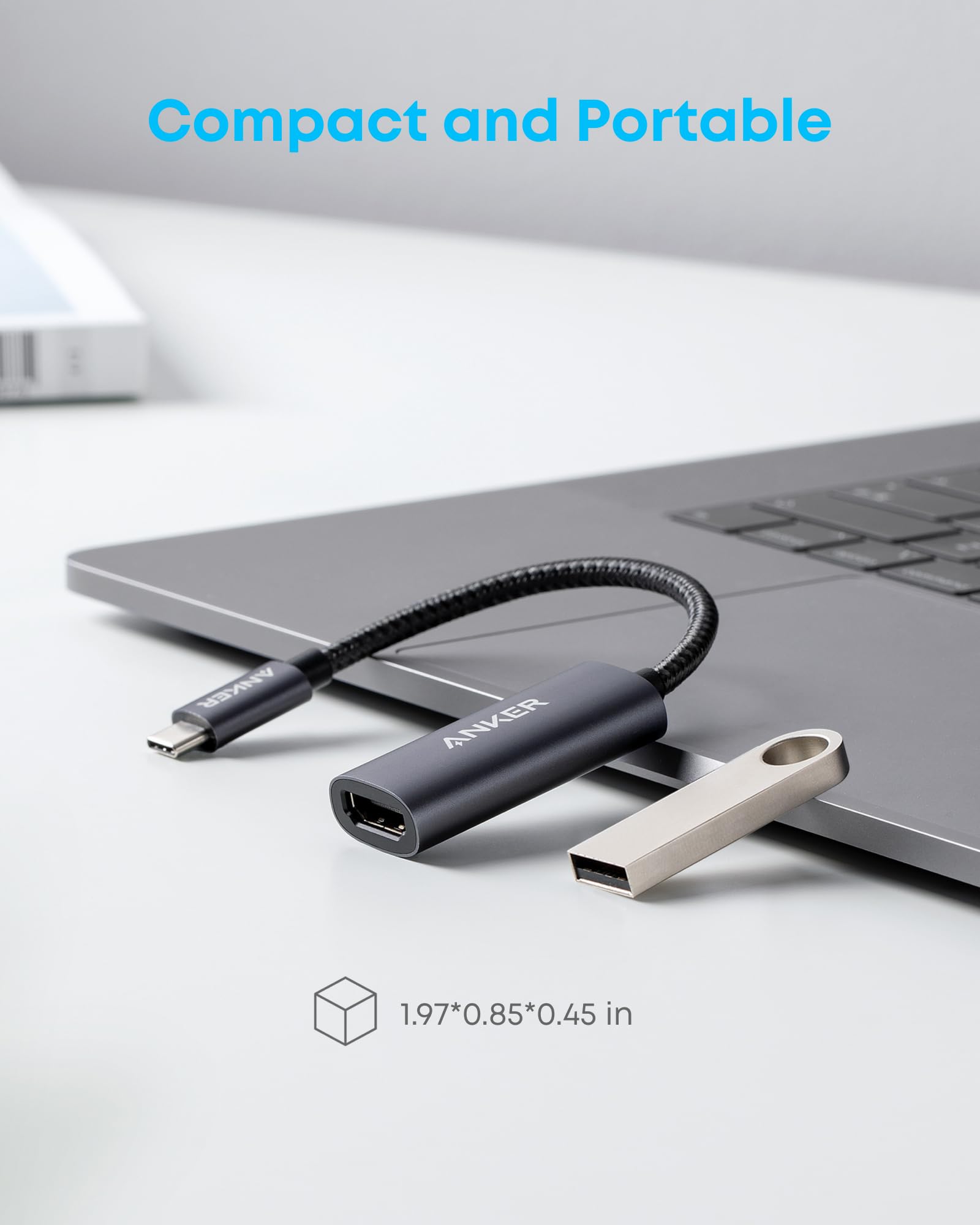 Anker USB C to HDMI Adapter (4K@60Hz), USB Type C to HDMI Cable Adapter — Amazon image 6
