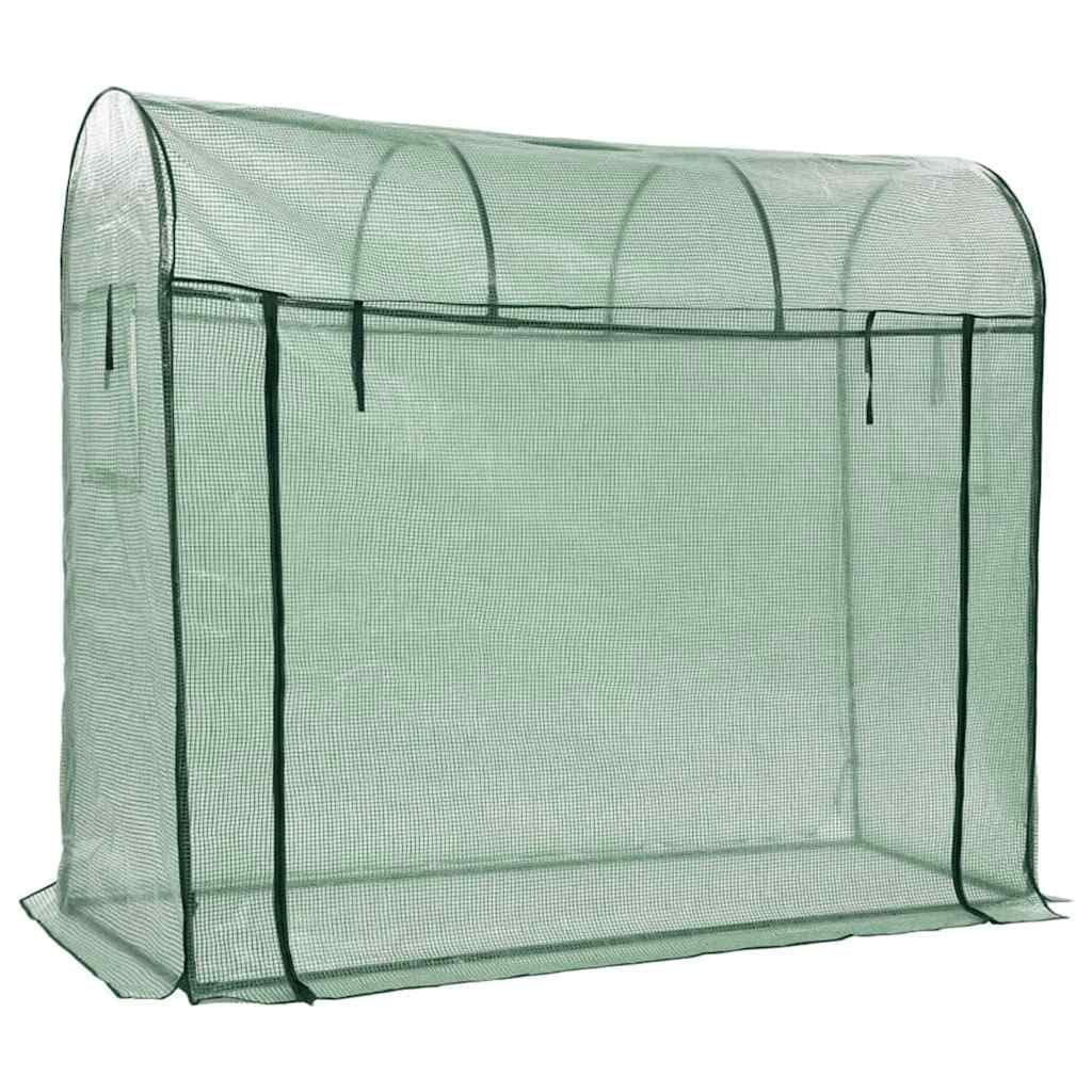Invernadero túnel 200x80x170 cm con puerta con cremallera, estructura de acero recubierta de polvo y cubierta rip-Stop para plantas, fácil de montar y mover