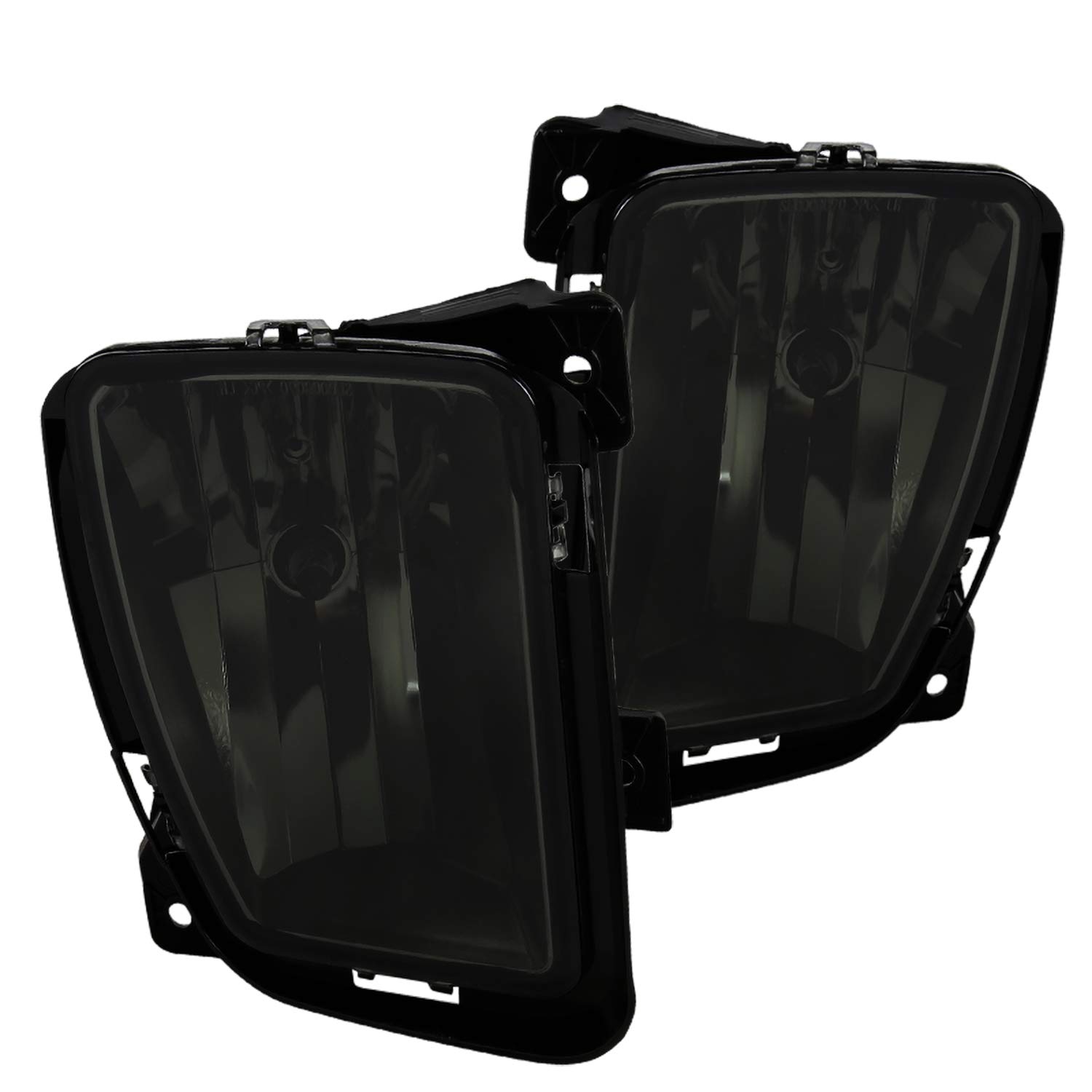 Spec-D Tuning Smoke Lens Fog Lights + HB4(9006) Bulbs + Switch Included Compatible with Dodge Ram 1500 Pickup 2013-2018 L+R Pair Assembly