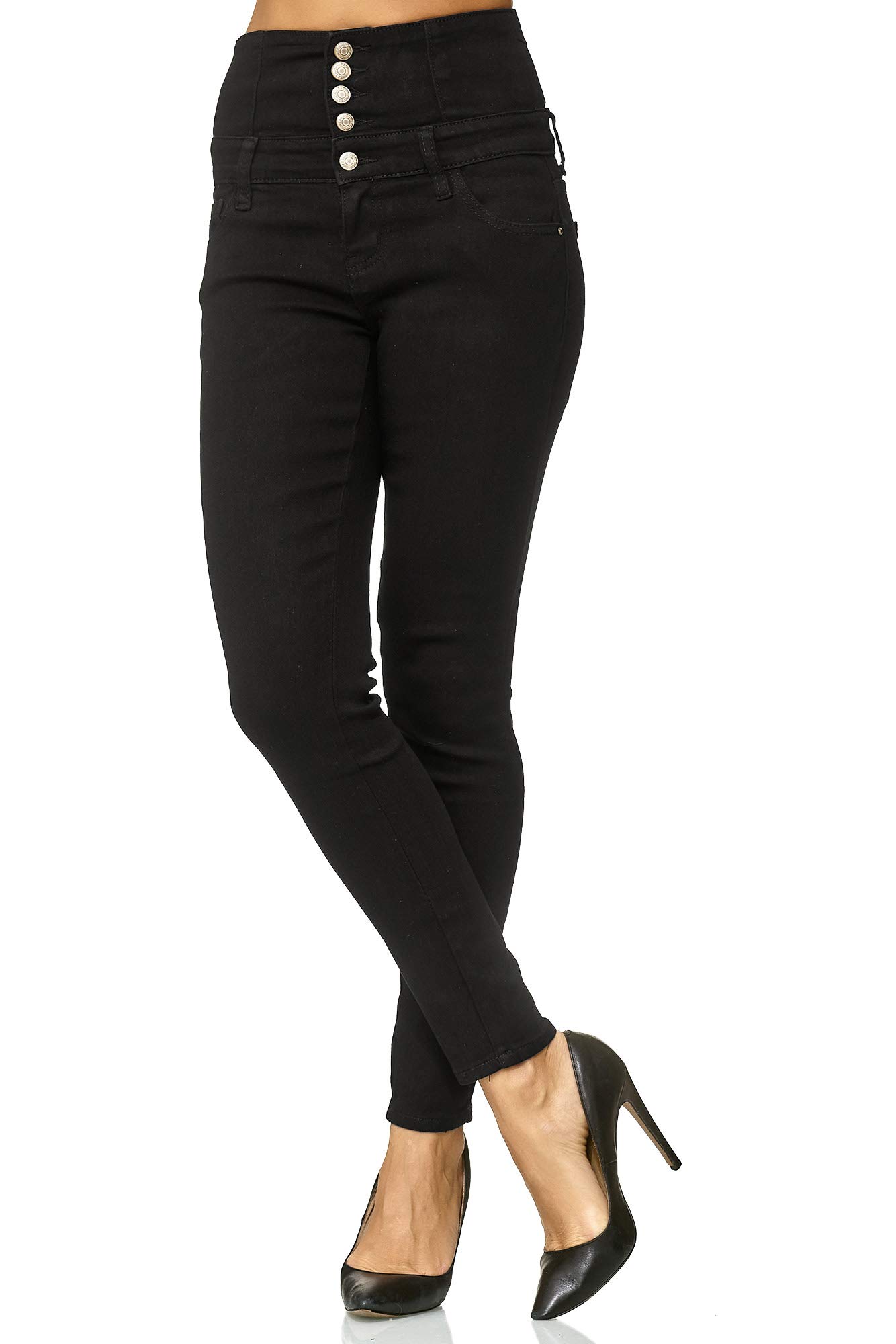 Elara Jeans da Donna Elasticizzati Skinny Vita Alta Chunkyrayan