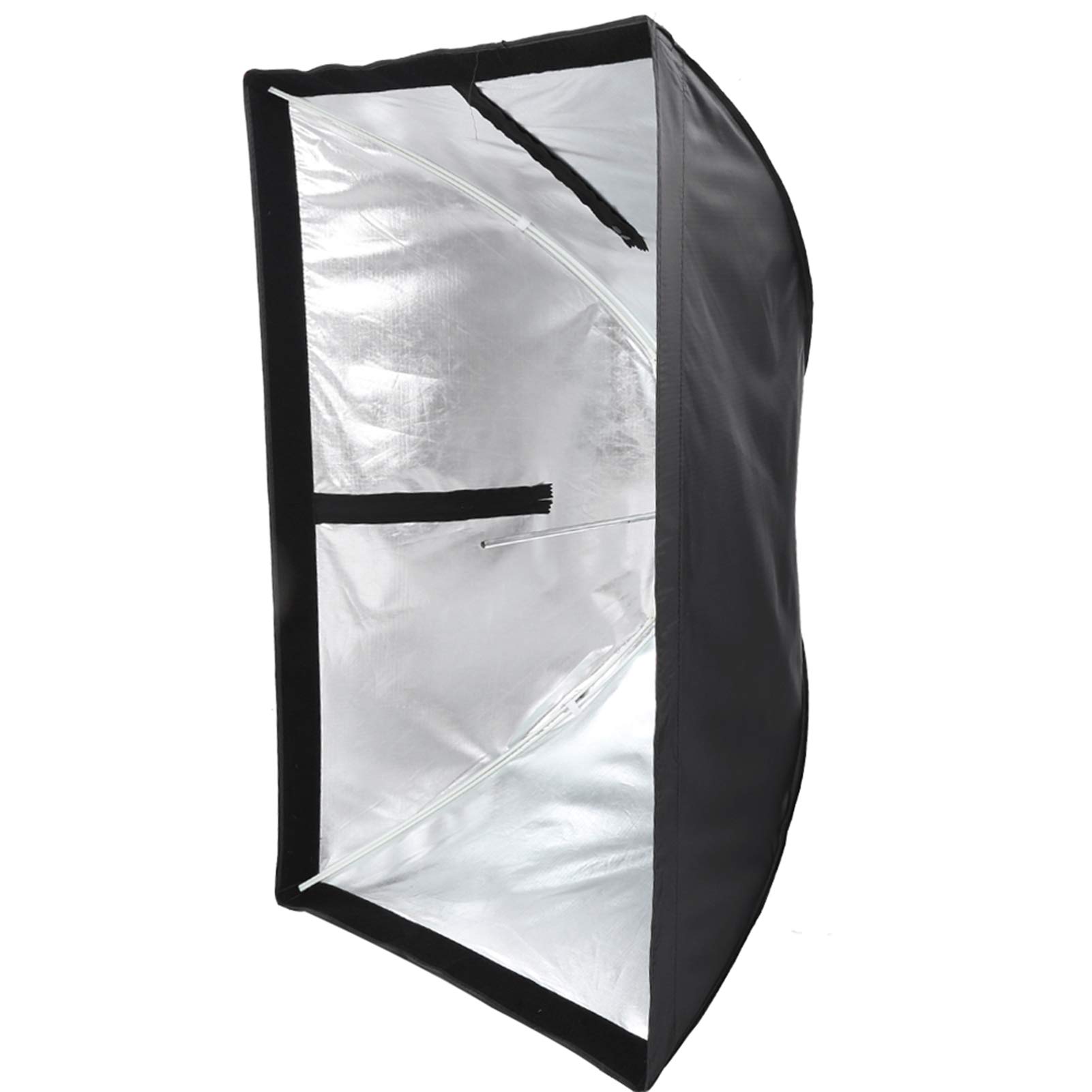 KIMISS Przenośny Parasol Softbox z Dyfuzorem Odbłyśnik do Lampy Błyskowej - 60x90 Cm Przenośny Softbox Parasolowy z Dyfuzorem do Studia Fotograficznego Odbłyśnik z do Lampy Błyskowej - Kompatybilny z
