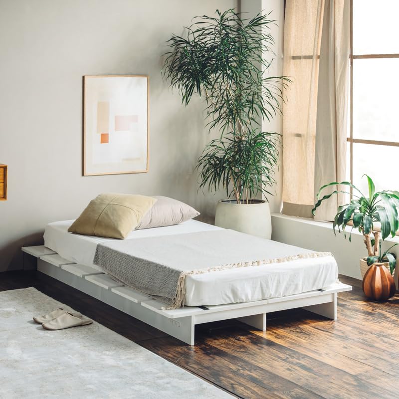 Amazon｜Pure Luxe ステージベッド ローベッド シングル 幅120cm