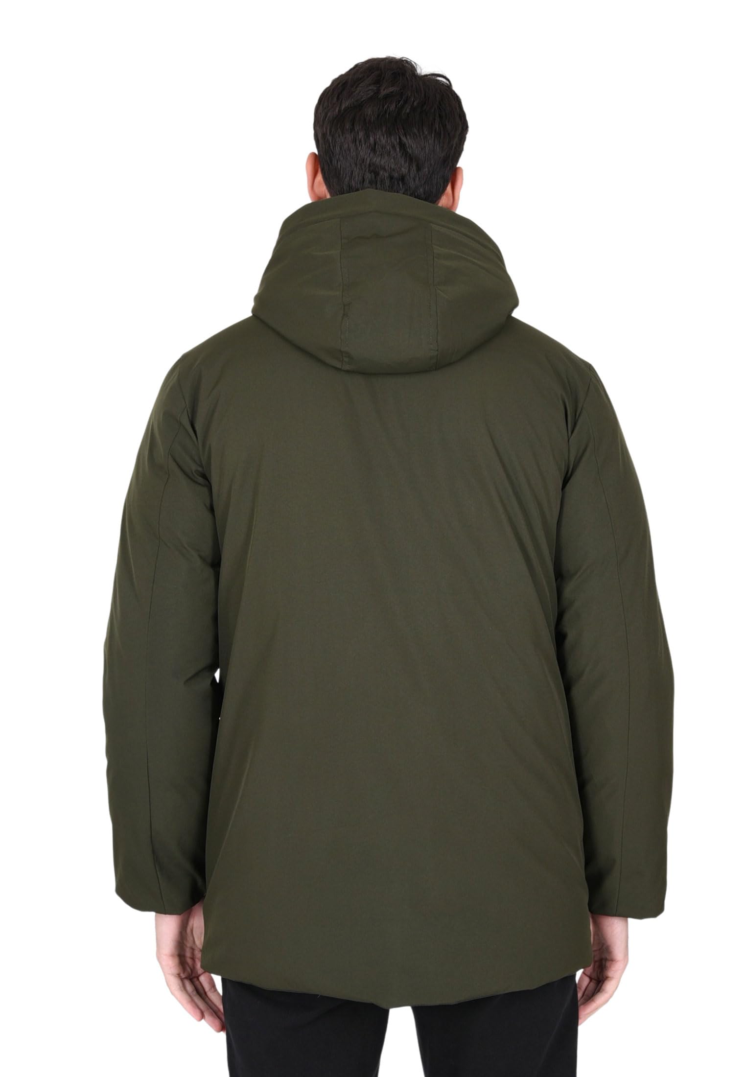 Ciabalù Parka Uomo Invernale Impermeabile con Cappuccio Slim Fit Giaccone Imbottito Pesante