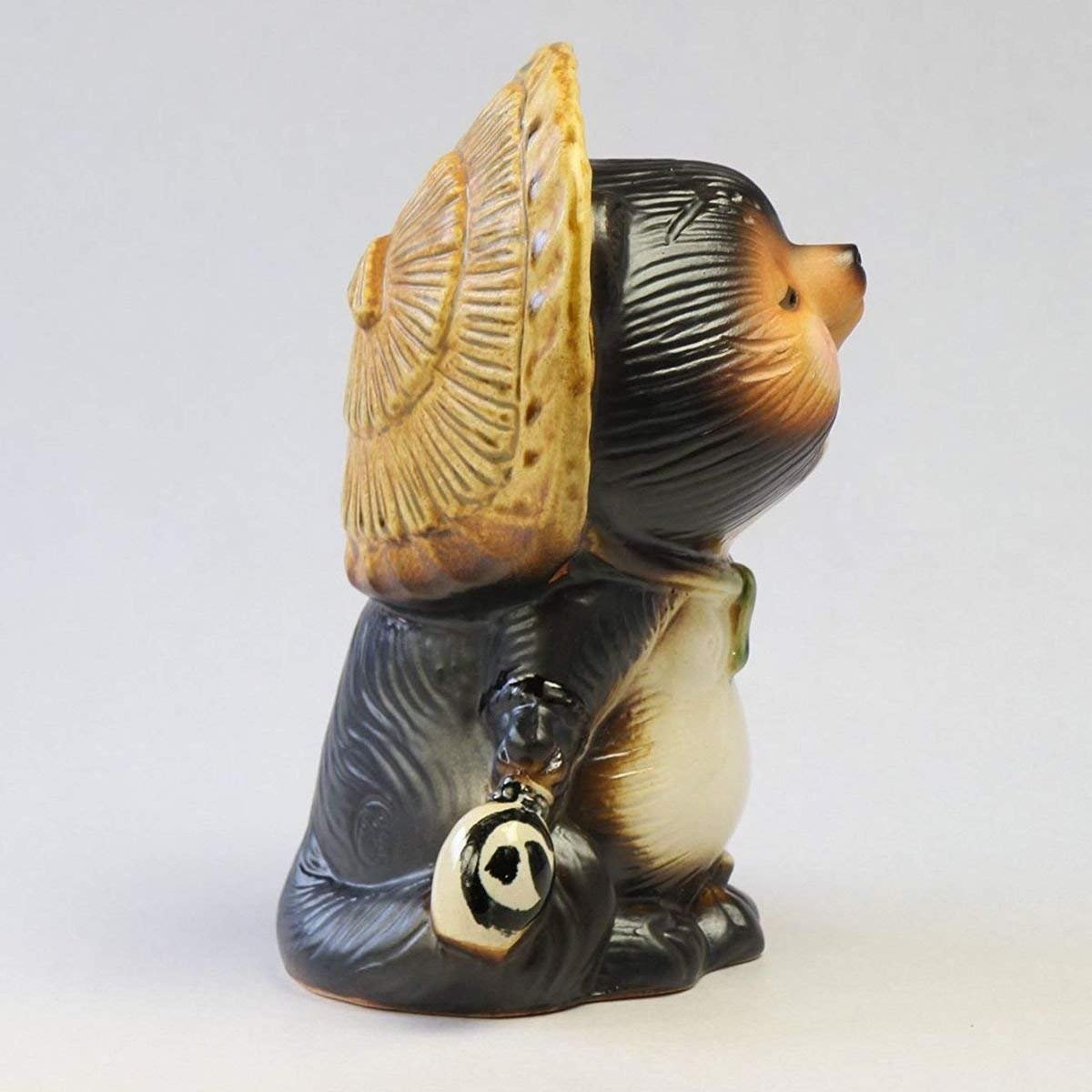 Amazon.co.jp: 信楽焼 たぬき 置物 9014-10 陶器 幅 15cm x 奥行 12cm