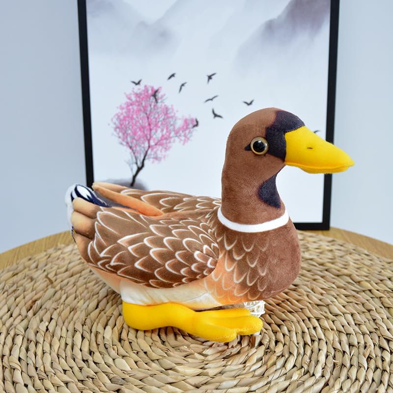 Simpatico Simulazione Anatra Peluche Giocattolo Realistico Anatre Marroni Animali Di Peluche Bambola Morbida Per I Bambini Ragazza Regalo Di Compleanno 30 cm Un Paio