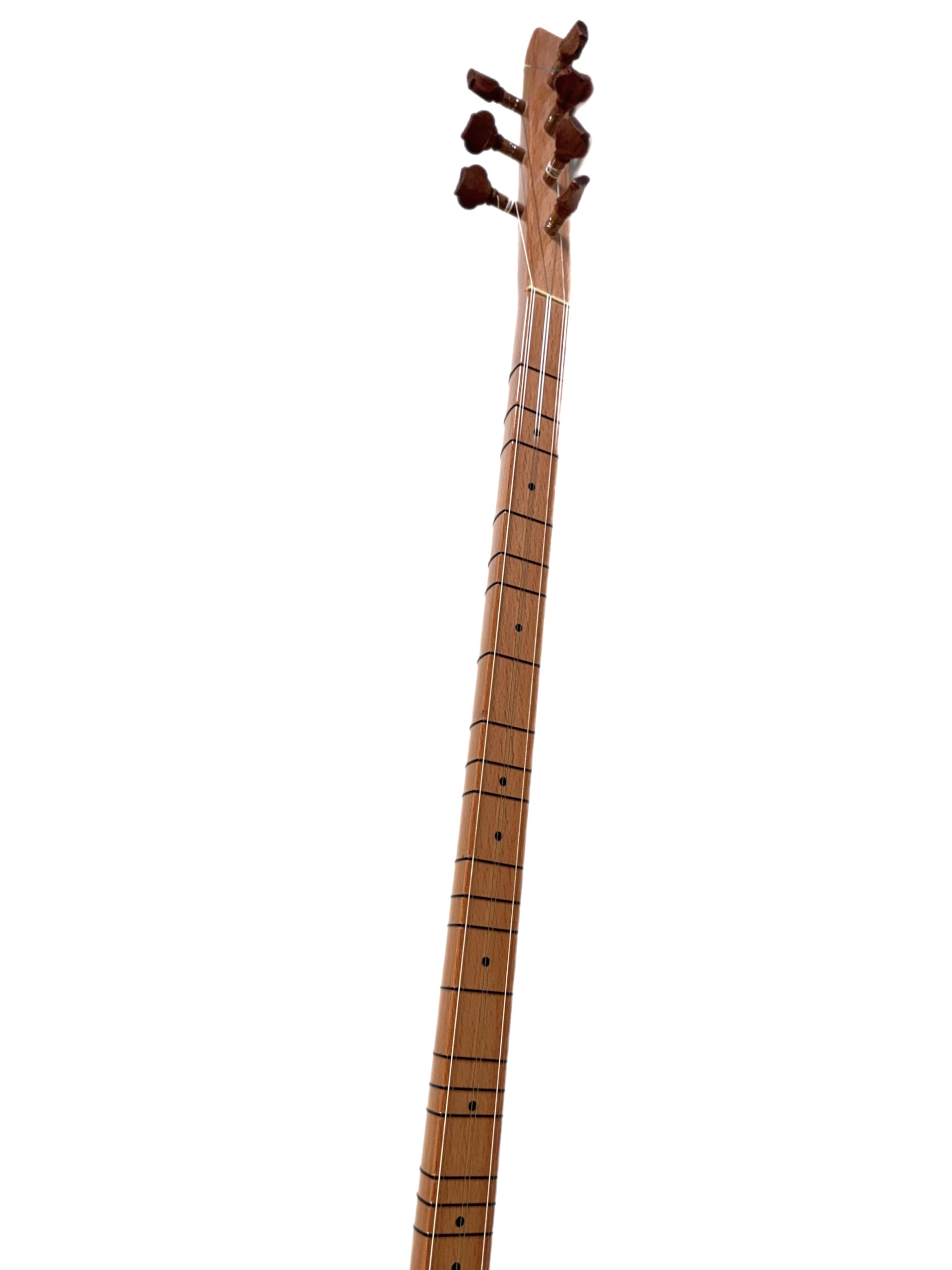 Uzun Sap Komposit Tekne Baglama Saz, Noktali klavye | Langhals Baglama Saz Kunststoff, Klaviatur mit Punkten
