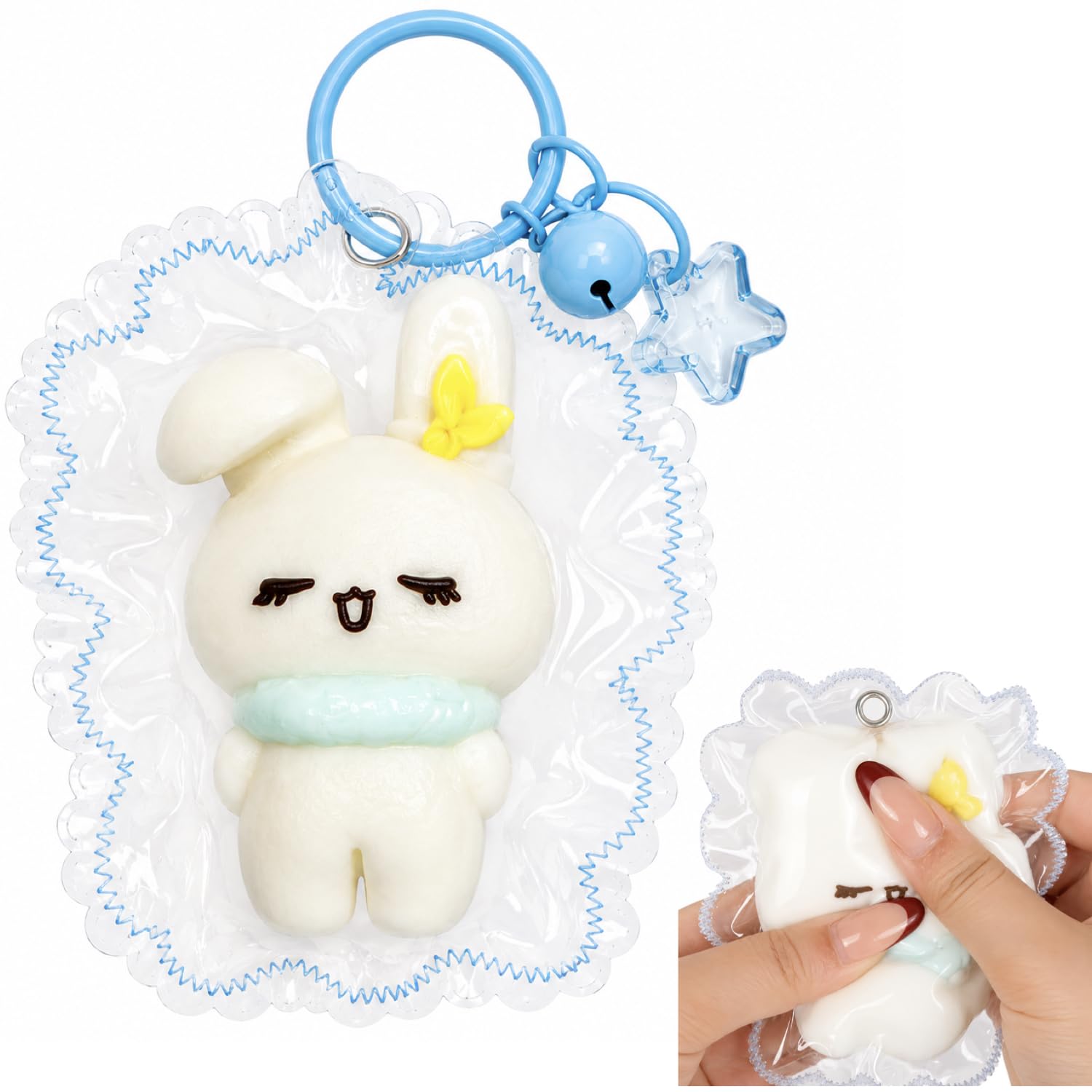 Amazon | スクイーズ うさぎ 水感スクイーズ ぷにぷに 水系 水感