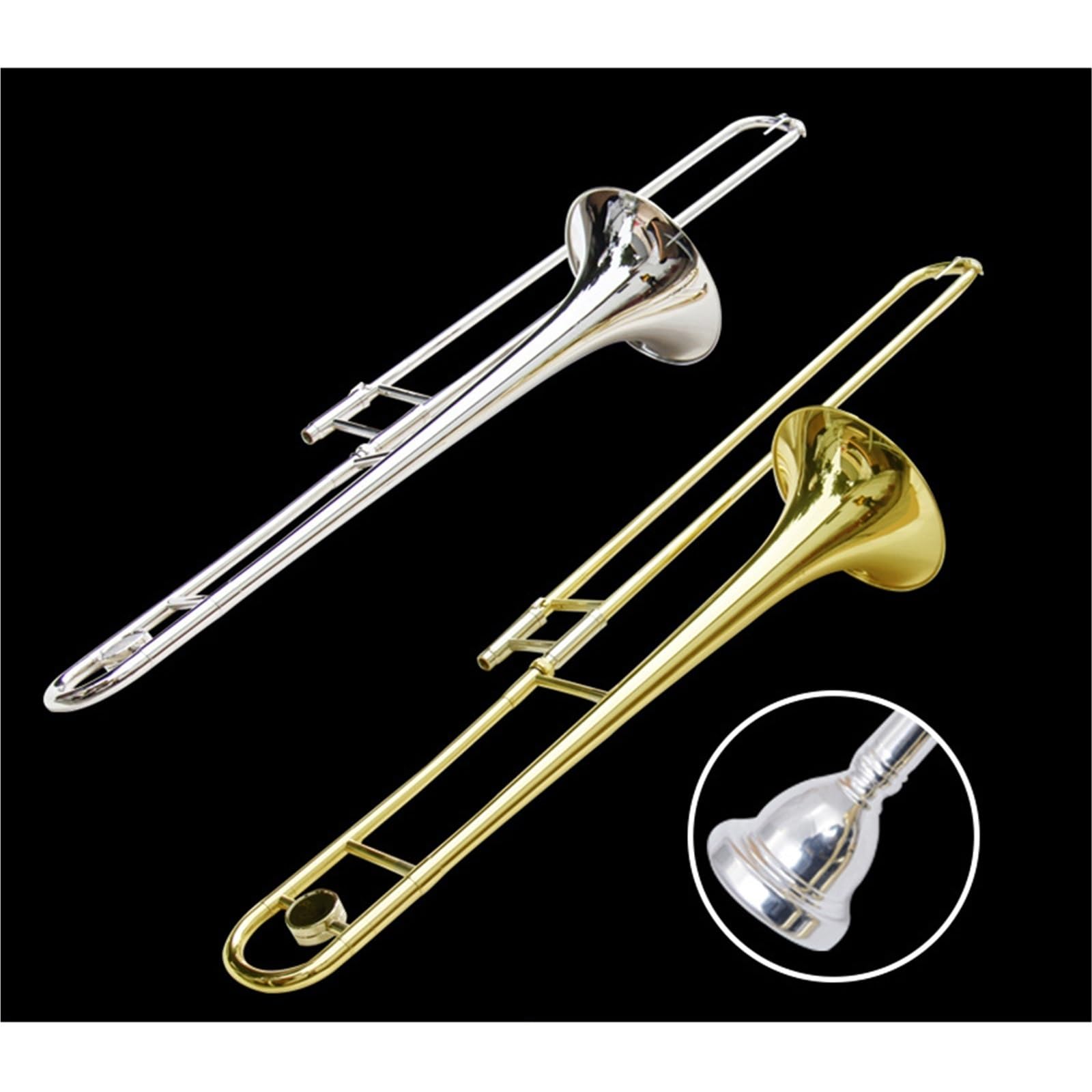 トロンボーン 初心者用アルトトロンボーン 真鍮 ゴールドラッカー Bb