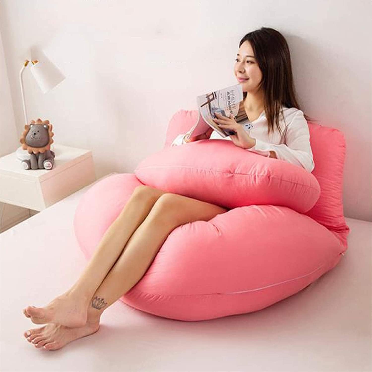 Pregnancy Pillows for Sleeping Body Pillow for Pregnancy U-Shaped Full Body Maternity Support Removable Pillow for Pregnant Women with Separate Support Detachable Extension Size(Color:Dark