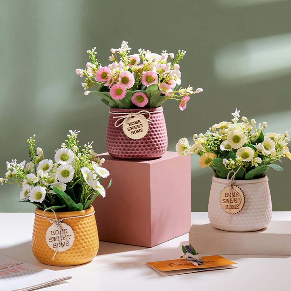 Mandy's 15 fiori artificiali in seta avorio per bambini, fiori finti autunnali, bouquet di gipsofila, 47,5 cm, per Pasqua, festa della mamma, casa, cucina, Capodanno, primavera