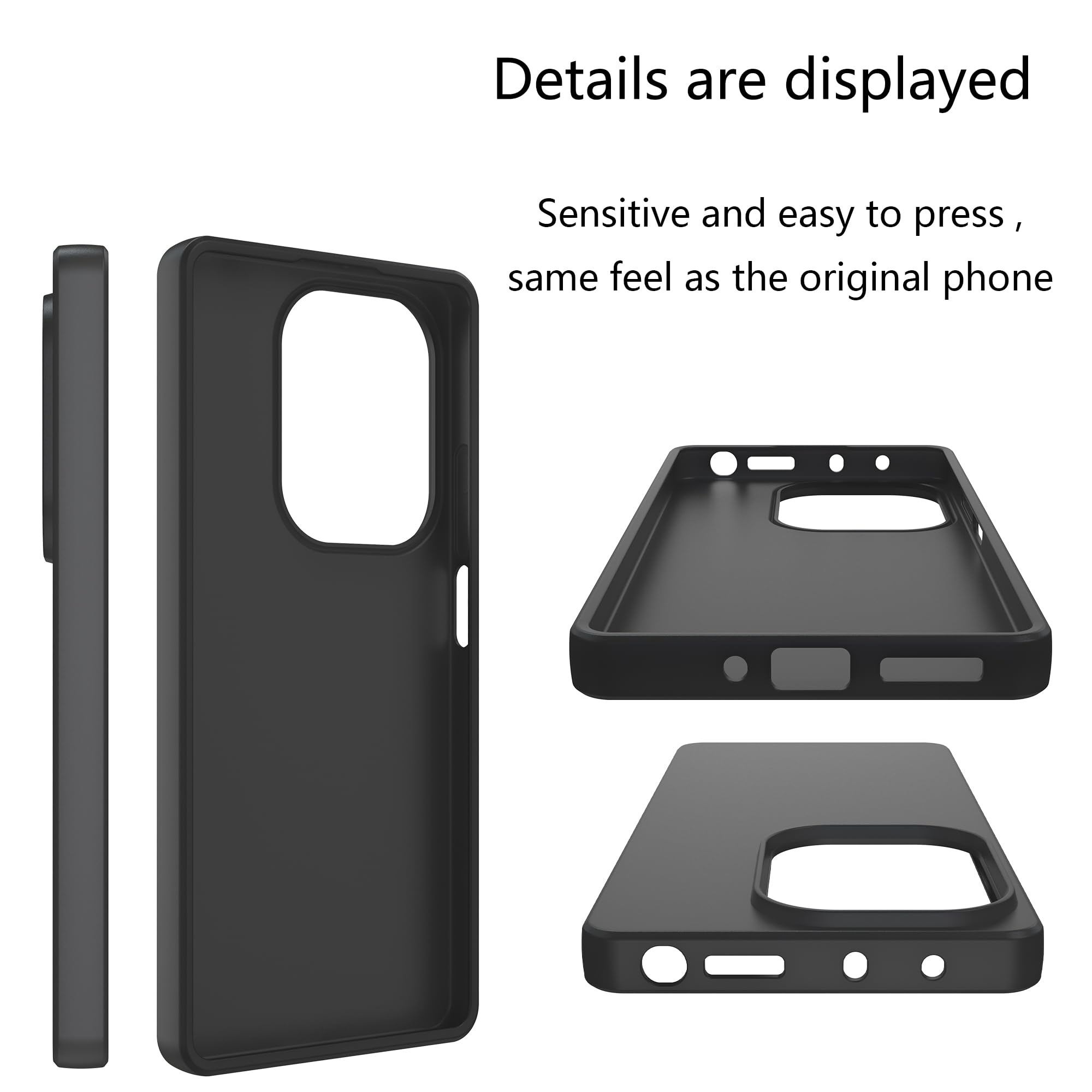 Coque Anti-Choc Noir Pour Xiaomi 13 Et 13 Pro + Film Verre Trempé - Protection Complète