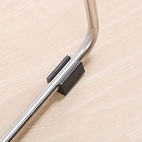 Miniatura 5 de uxcell Paquete de 40 puntas rectangulares antideslizantes para patas de silla, patas de tubo de metal de 0.472 pulgadas, protectores de muebles de