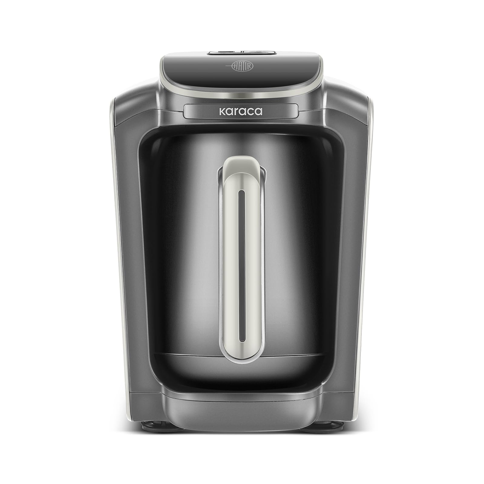 KARACA Hatır Neo Starlight Turkish Coffee Maker, 535W, 5-Cup Capacity (300ml), One-Touch Automatic Turkish & Milk Coffee Maker, Smart Sensor Technology, Starlight