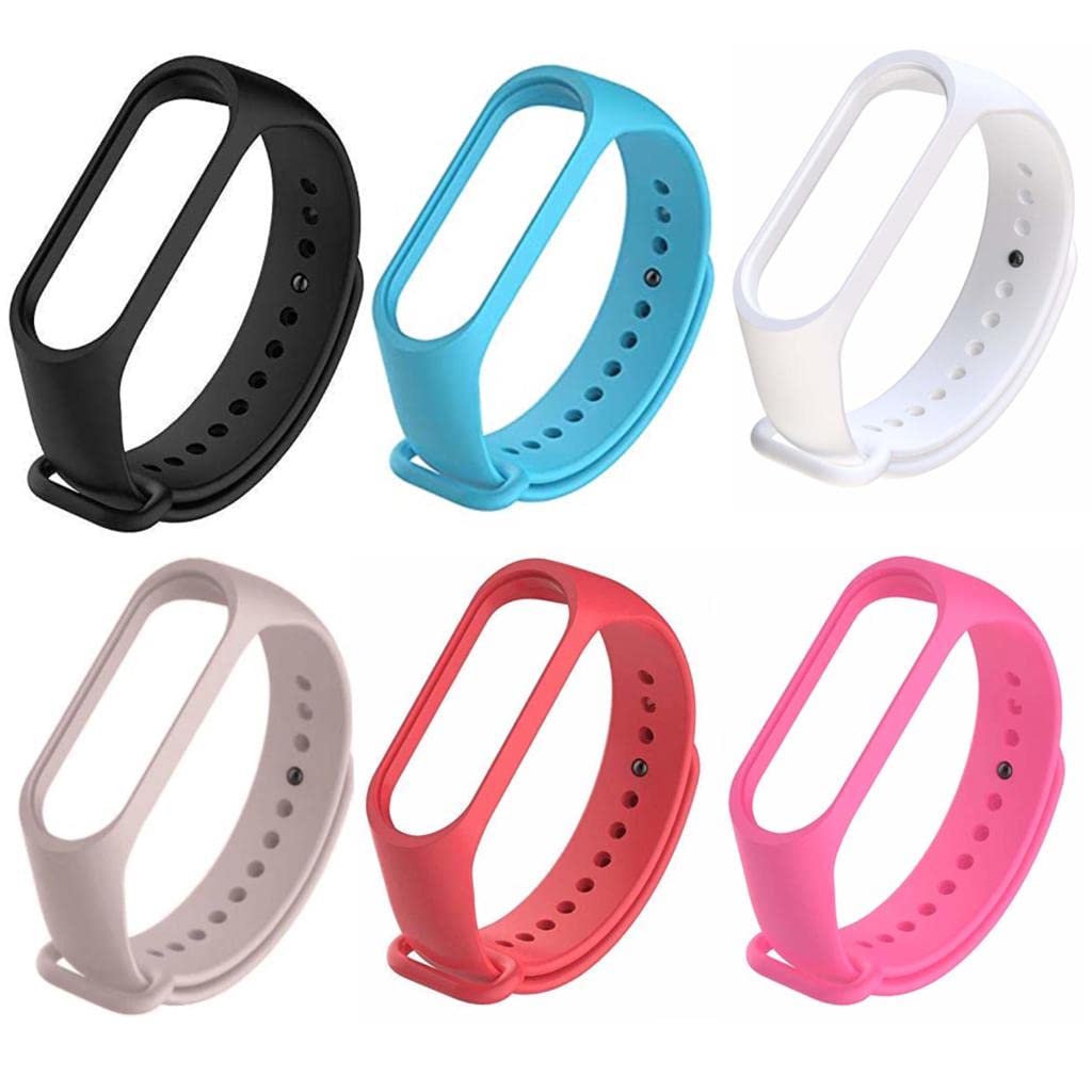 INEFABLE Mi Band 3 and 4 Straps Original for Mi Band M3 and M4 Wristband Strap Soft Silicone Adjustable Band Strap — Amazon image 16