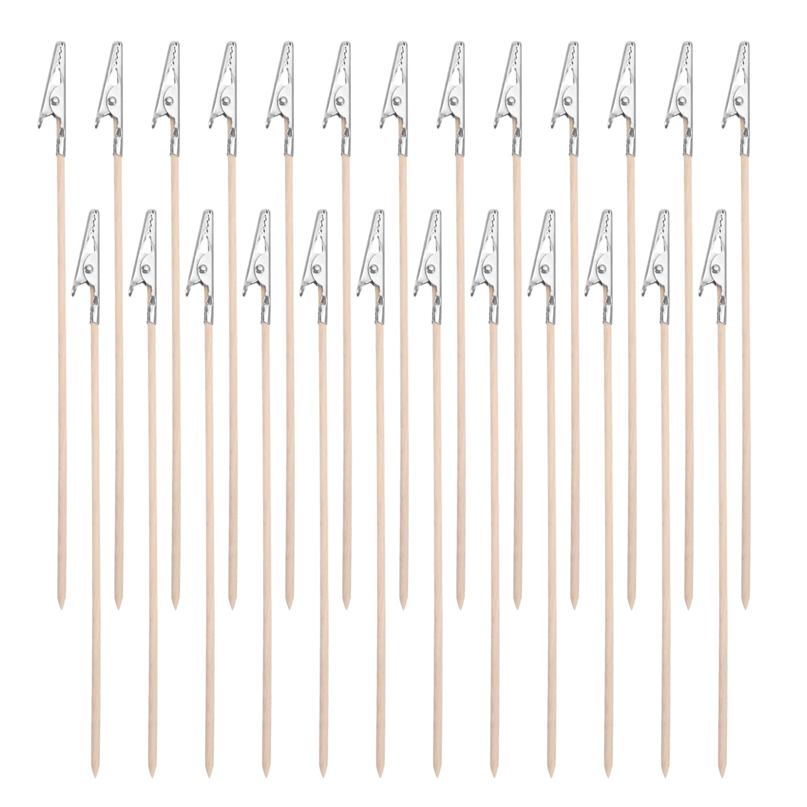 Topatrol ペインティングクリップ 塗装棒 ネコの手持ち手棒 50本セット/25本セット 塗装 ペインティング クリップ 趣味 ホビー プラモデル フィギュア 塗装用クリップ 手持ち手棒 エアブラシ 使いやすい 塗装用具 (25本入り)