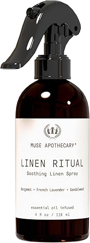 Miniatura 24 de Muse Apothecary Pillow Ritual - Rocío aromático, calmante y relajante para almohada, spray para ropa de cama y telas - Infundido con aceites